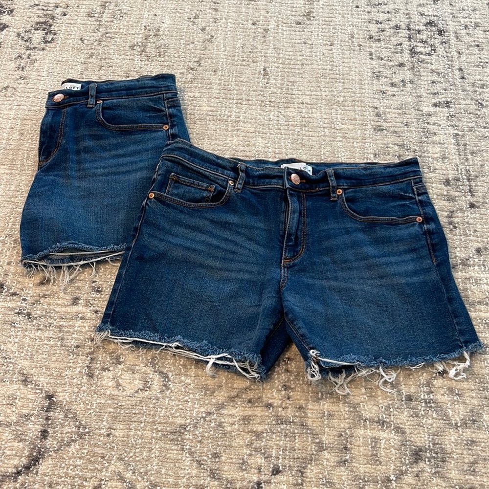Loft jean shorts bundle